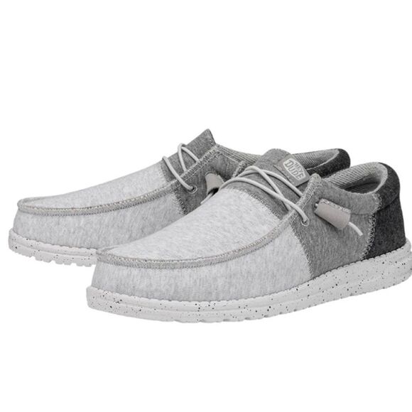 Hey Dude Shoes - HEY DUDE Wendy Tri Varsity Grey Shoes
